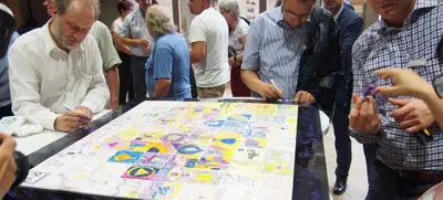 Foto von PixelWe Charity Mosaikworkshop