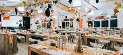 Foto von Außergewöhnliche Weihnachtsfeier einer traumhafter historischer Location