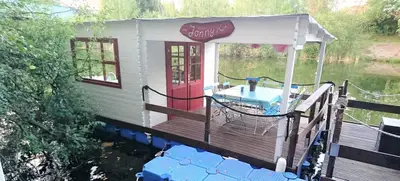 Foto von Floßboot Leipzig