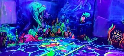 Foto von 4D Schwarzlicht Minigolf in der GlowZone Düsseldorf