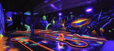Foto von 4D Schwarzlicht Minigolf in der GlowZone Düsseldorf
