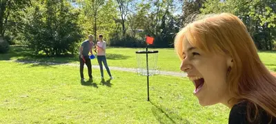 Foto von Frisbeegolf
