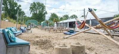 Foto von Evenementenlocatie op een Festivalterrein