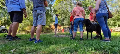 Foto von 3D-Bogenschießen im Parcours - kleine Runde