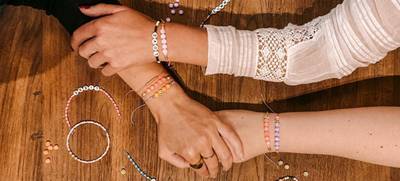 Foto von Perlenarmband