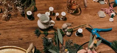 Foto von Weihnachtsdeko-Ring