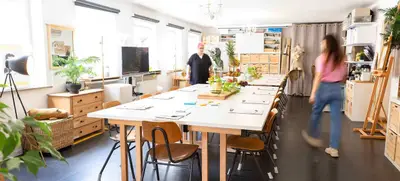 Foto von Atelier Hauptraum