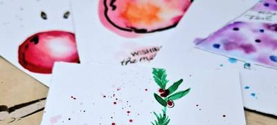 Foto von Aquarell Class Weihnachtskarten Edition