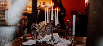 Foto von Positzer Weihnachtsdinner