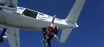 Foto von Fallschirmsprung