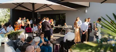 Foto von Ihr mediterranes Sommerfest mit Live BBQ auf 241qm Sunset-Dachterrasse