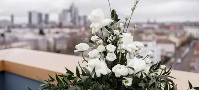 Foto von Hochzeitsarrangement