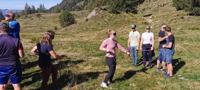 Foto von Spannendes Outdoor-Teambuilding