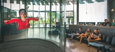 Foto von Indoor Skydiving im Windkanal
