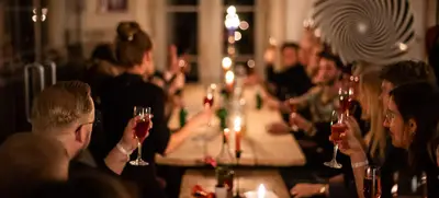 Foto von Weihnachtsfeier