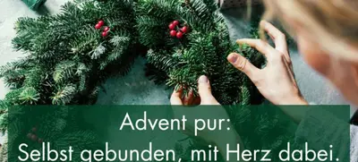 Foto von Adventskranzbasteln im Treudelberg Resort Hamburg