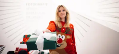 Foto von Weihnachtsfeiern in der Leica Welt