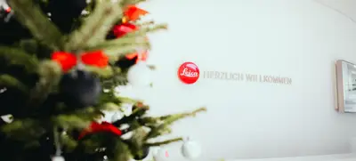 Foto von Weihnachtsfeiern in der Leica Welt