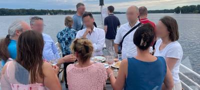 Foto von Team Event auf der Spree auf der MS Saga