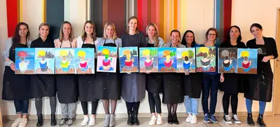 Foto von Team Building Malerei Workshop