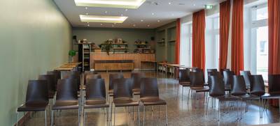 Foto von Tagungen in der Lounge auf dem GLS Campus Berlin