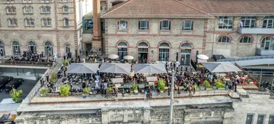 Foto von Maschinenhaus auf dem Bürgerbräugelände in Würzburg