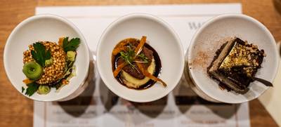 Foto von Flight-Weinprobe