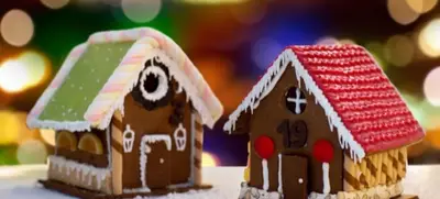 Foto von Lebkuchen Hausbau