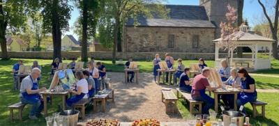 Foto von Art & Aperitif mit Picknick im Park - Teamevent