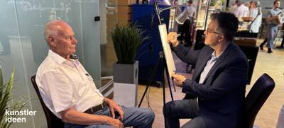 Foto von Schnellzeichner als interaktives Event-Highlight