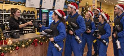 Foto von Weihnachtsfeier Paintball