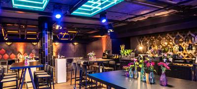 Foto von Weihnachtsfeier / Get-Together im Clubbereich des Cafe Moskau