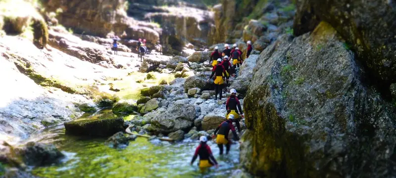Foto 1 von Canyoning Fun Einsteiger Tour