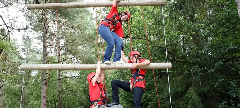 Foto 2 von Klettern auf Hochseilelementen