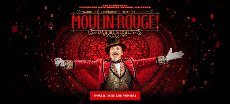 Foto 1 von Moulin Rouge! Das Musical zur Geltung