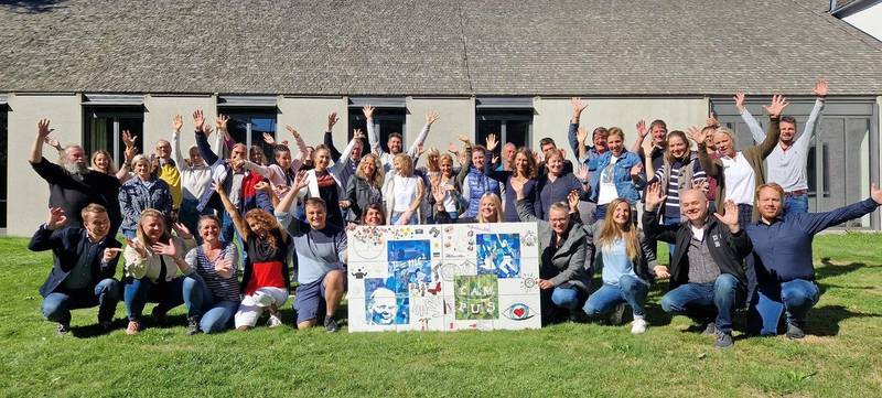 Foto 1 von Firmencollage - Ihr Leitbild auf Leinwand