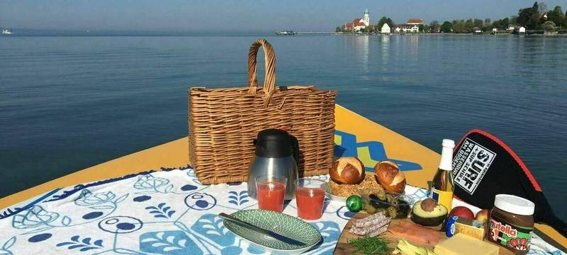 Foto 2 von XXL SUP Picknick mitten auf dem Bodensee