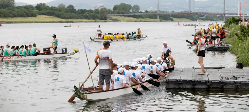 Foto 1 von Drachenbootrennen als Teamevent