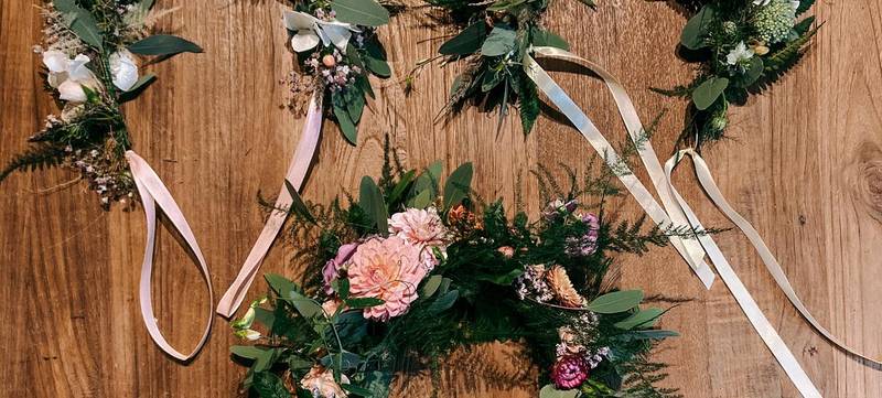 Foto 1 von Sommerhaarkranz mit Frischblumen/Flowercrown