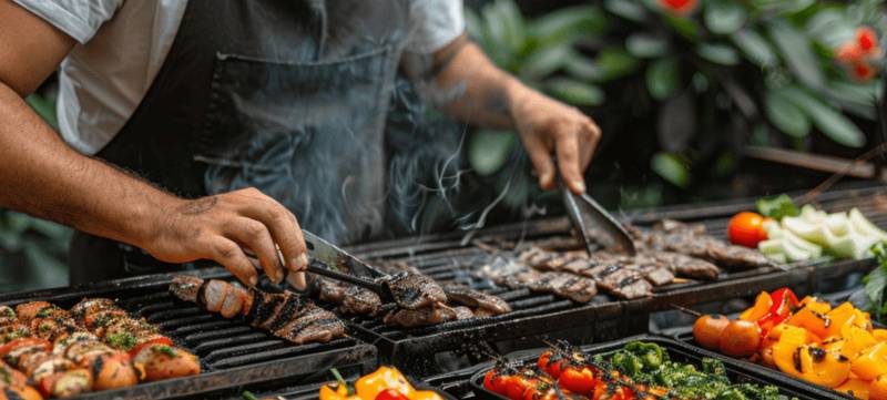 Foto von BBQ - MIT LIVE COOKING AUF DER TERRASSE