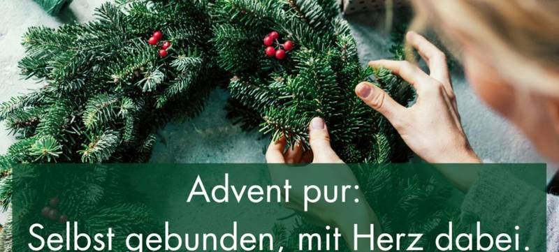 Foto von Adventskranzbasteln im Treudelberg Resort Hamburg