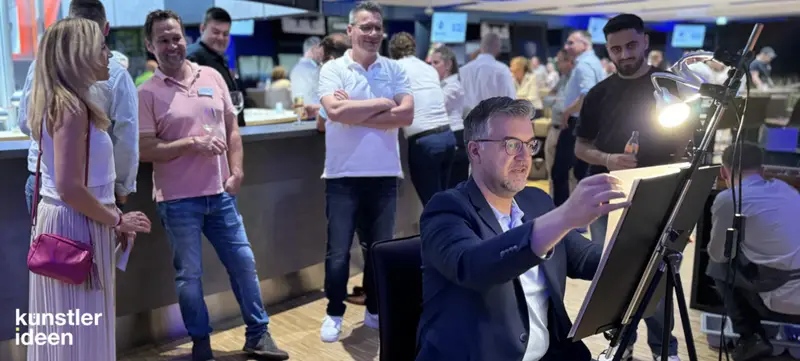 Foto 2 von Schnellzeichner als interaktives Event-Highlight