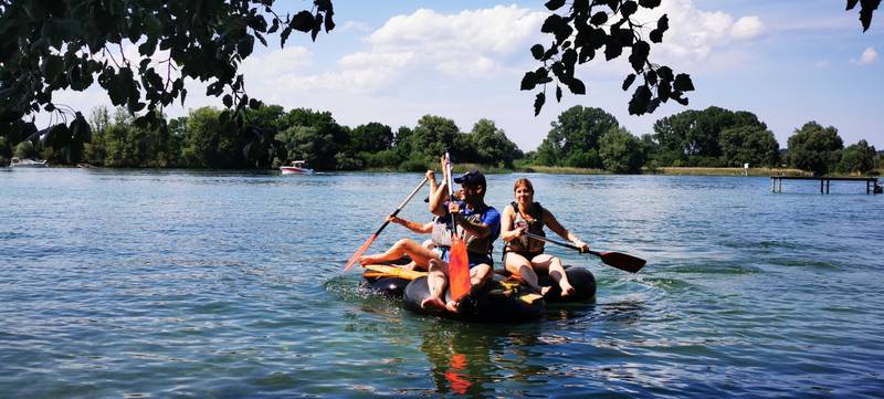 Foto 2 von Floßbau-Teamevent am Bodensee