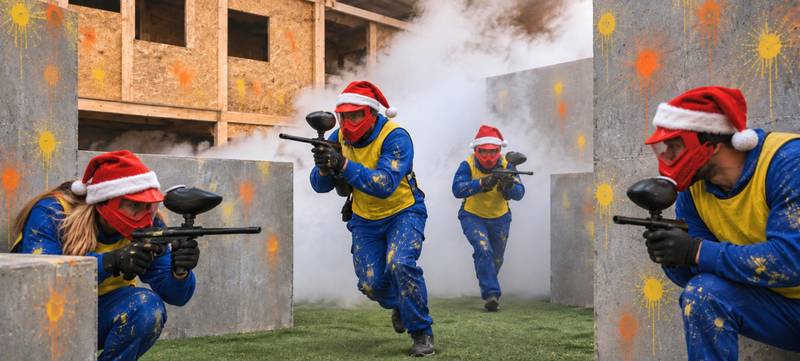 Foto 1 von Weihnachtsfeier Paintball