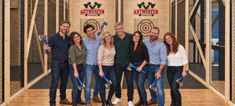 Foto 1 von Teambuilding Axtwerfen